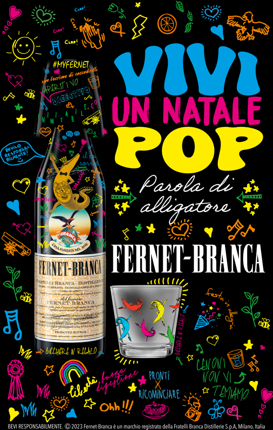Fernet-Branca. Inimitabile like you since 1845!